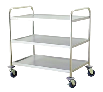 Xe đẩy Inox 3 tầng